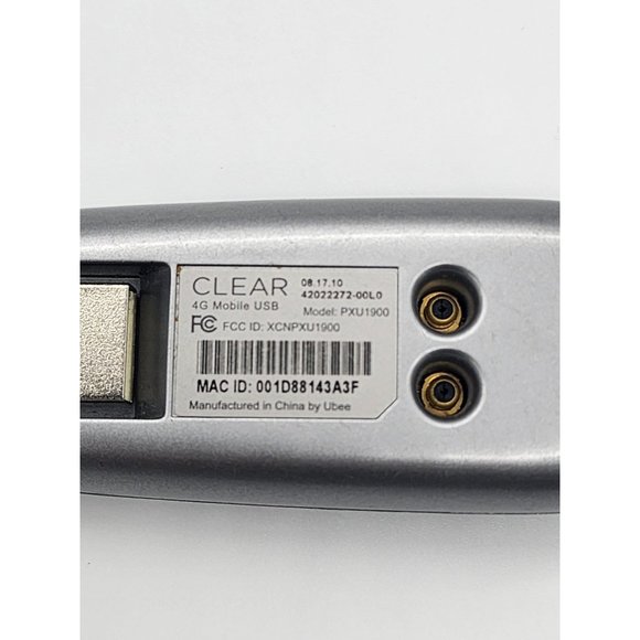 Sierra Wireless Clear 4G+ Mobile USB Modem & Clear PXU1900 Silver/Black 4G Mobil - Picture 5 of 6